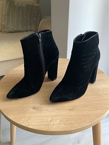 Süet bootie