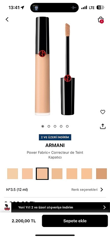 Armani kapatıcı