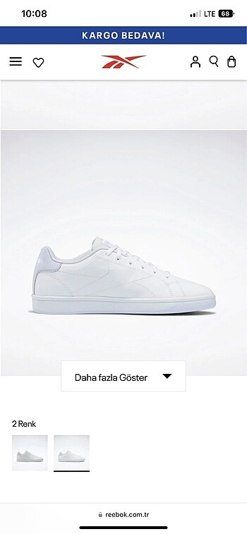 39 Beden Reebok sıfır sneaker