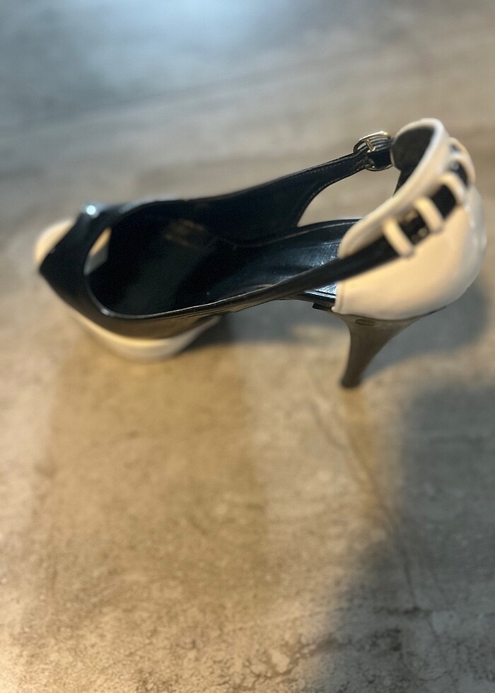 Siyah,beyaz şık platform - Görsel 2