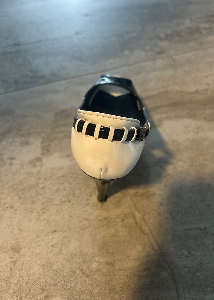 Siyah,beyaz şık platform - Görsel 3