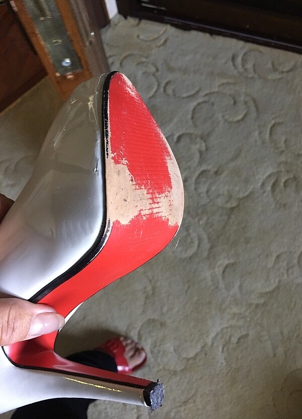 Gizli platform yüksek topuk beyaz şık - Görsel 3