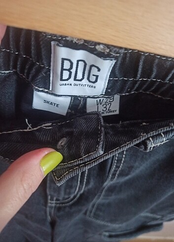 38 Beden BDG Urban Outfitters Kargo Kot Pantolon Yüksek Bel