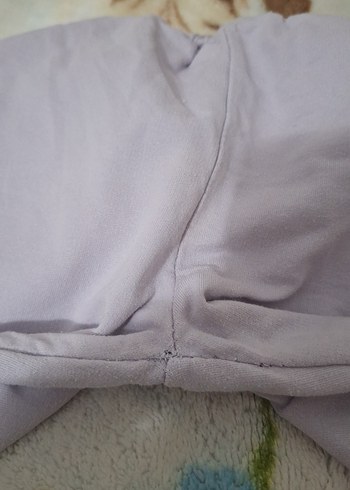 6 Yaş Beden Mor Rahat Kesim Kız Eşofman Altı