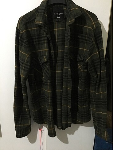 xxl Beden haki Renk Oversize Oduncu Gömleği