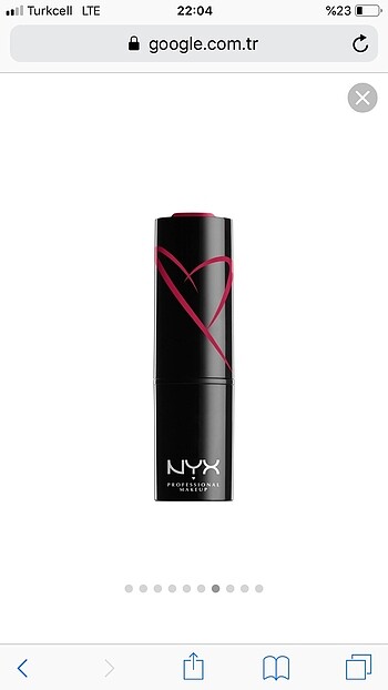 NYX Nyx Shout Loud Kırmızı Ruj