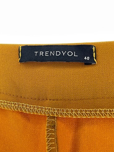 40 Beden sarı Renk Trendyol & Milla Düz Kesim %70 İndirimli.