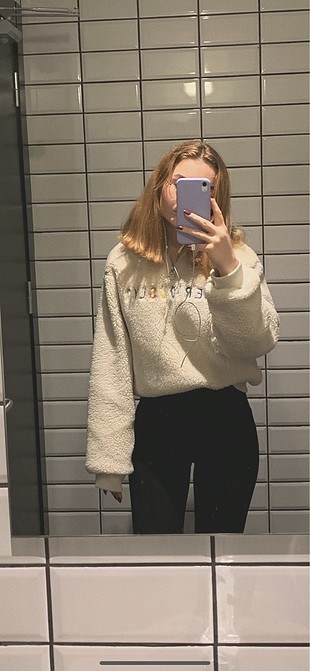 Bershka Peluş Sweat