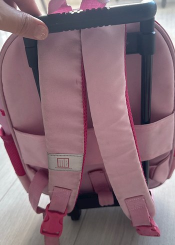 Pembe Çocuk Okul Çantası