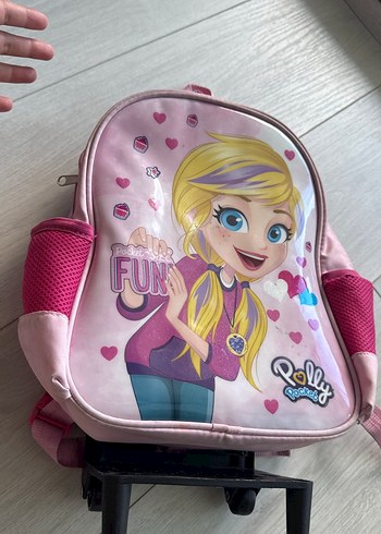 Pembe Çocuk Okul Çantası