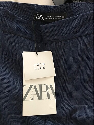 Zara lacivert pantolon