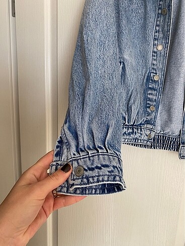 xs Beden mavi Renk Pull&Bear kot ceket