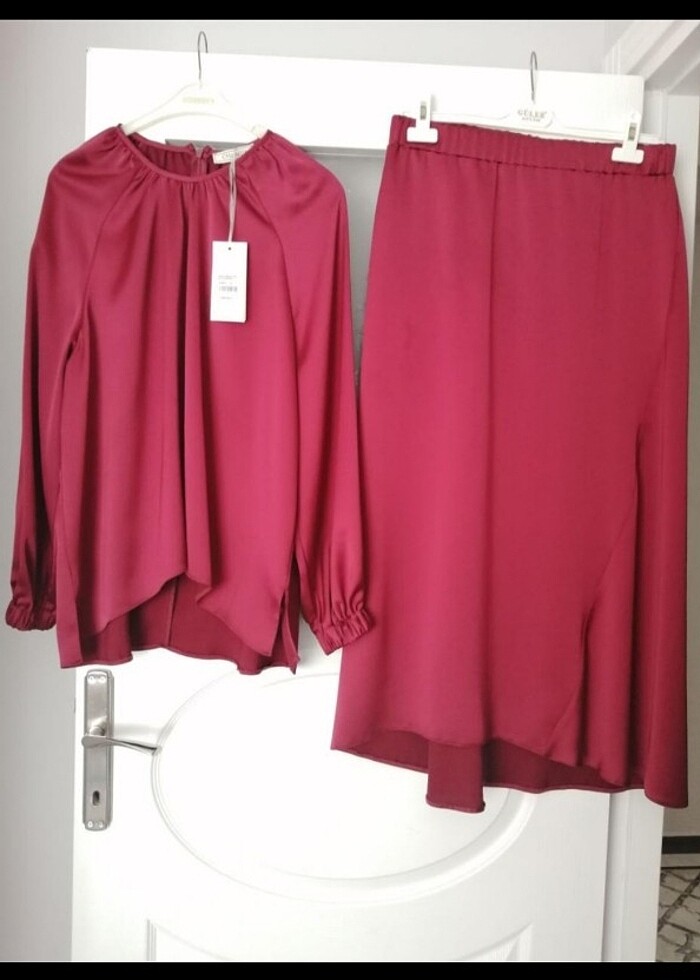 Saten etekli takım - Görsel 3