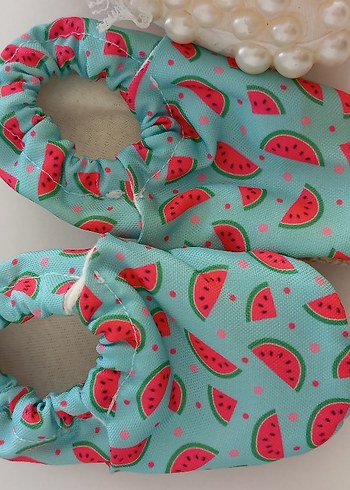 Renkli Desenli Kız Bebek Bohem Patikleri - Görsel 3