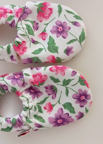 Renkli Desenli Kız Bebek Bohem Patikleri - Görsel 2