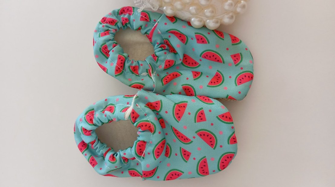 Renkli Desenli Kız Bebek Bohem Patikleri - Görsel 3