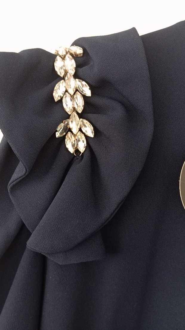 Lacivert Uzun Kollu Kadın Takım - Görsel 4