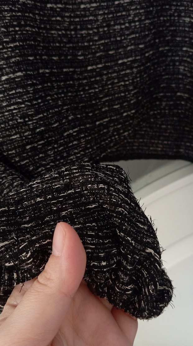 Siyah Örgü Kadın Etekli Takım Elbise - Görsel 2