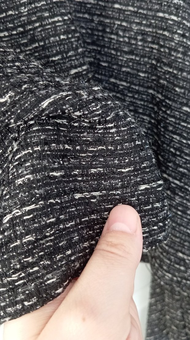 Siyah Örgü Kadın Etekli Takım Elbise - Görsel 3