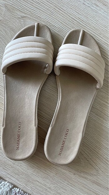 38 Beden camel Renk Madame Coco Terlik