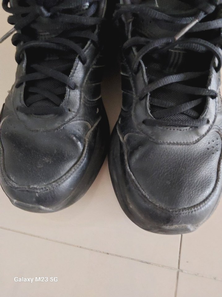 adidas Erkek Siyah Spor Ayakkabı Bağcıkları - Görsel 5