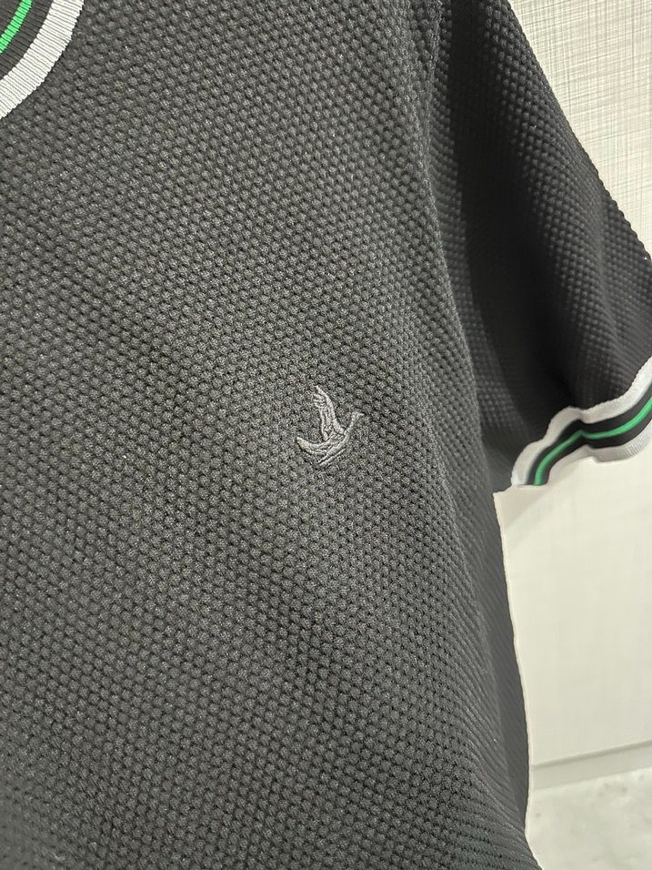 Beymen Siyah Örgü Erkek Polo Tişört - Görsel 5