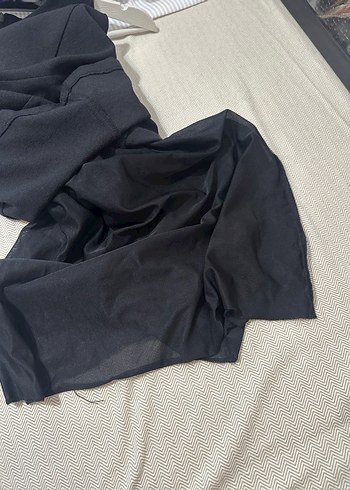 Koton Siyah Mini Kolsuz Pilili Kadın Elbise - Görsel 3