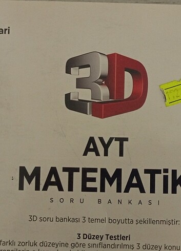  Beden 3D ayt matematik 