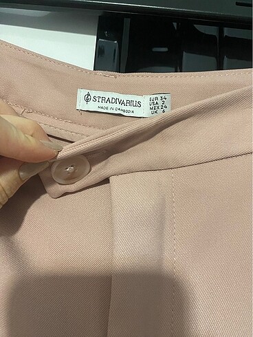 xs Beden pembe Renk Stradivarius etiketli pantolon
