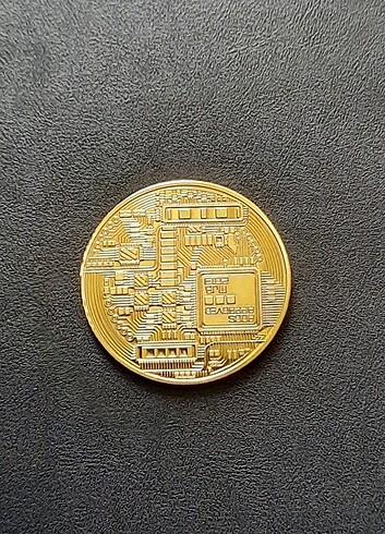 Bitcoin hatırası 40 mm. Metal