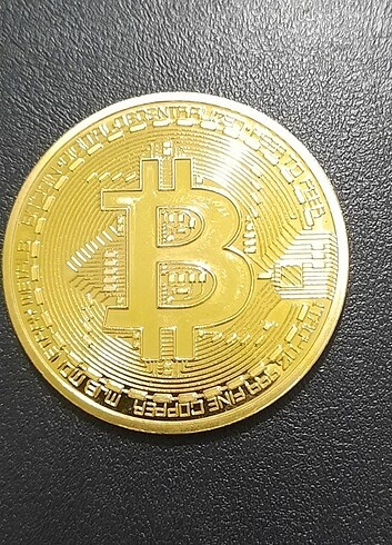 Bitcoin hatırası 40 mm. Metal