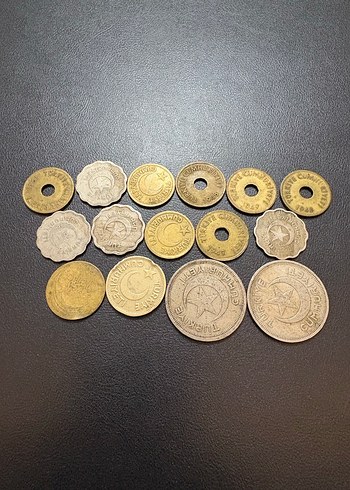 Eski madeni paralar, hepsi 999 lira - Görsel 2
