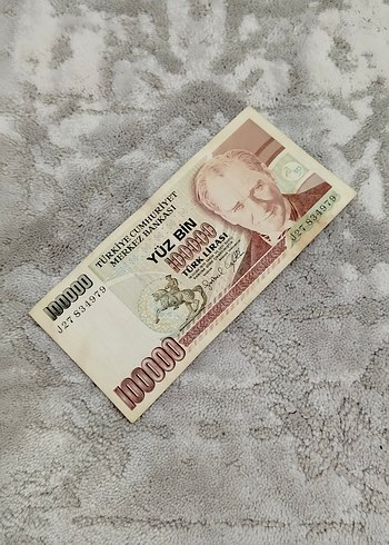 100.000 Türk Lirası Hatıra Banknotu