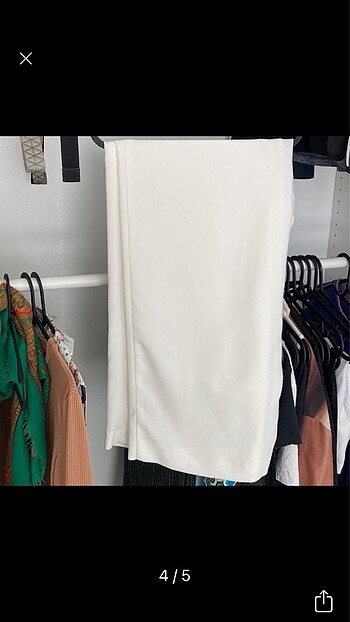 l Beden beyaz Renk Misey design pantolon