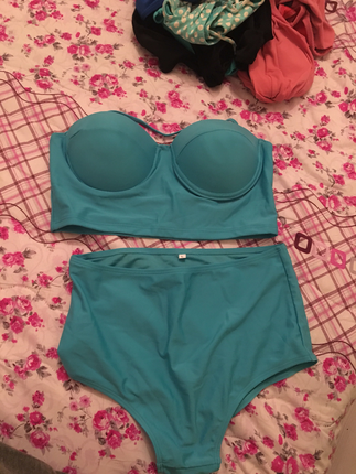 l Beden Yüksek bel bikini l beden 