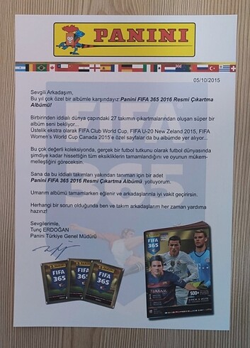 Beden Panini FIFA 2015-2016 Çıkartma Albümü