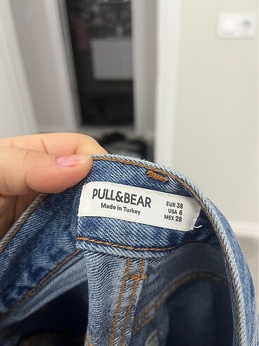 38 Beden mavi Renk Pullandbear jean