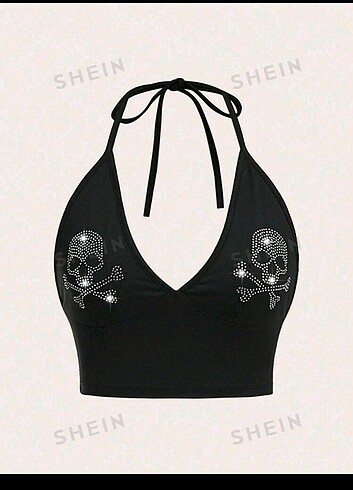shein siyah crop