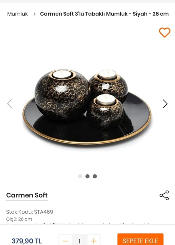 3 lü mumluk - Görsel 2