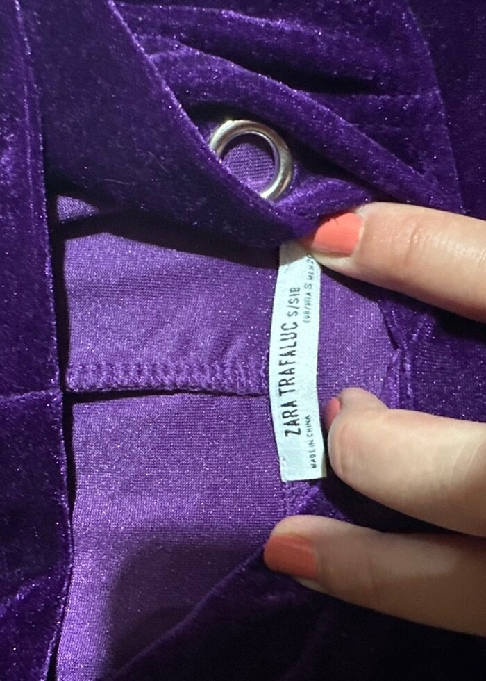 Parlak mor sweat - Görsel 3