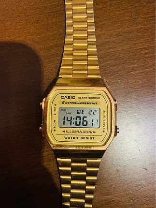  Beden altın Renk Orjinal casio saat