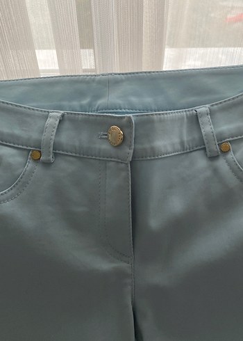 Ekol Mavi Kadın Regular Fit Kumaş Pantolon