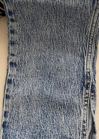 36 Beden Mavi Tonda Kadın Denim Midi Boy Kot