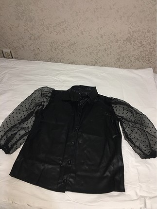 Zara model Deri Gömlek
