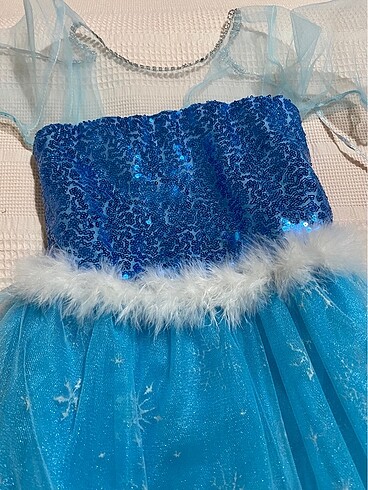 8 Yaş Beden Elsa elbise