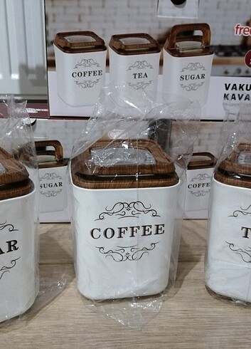 3lü vakumlu kavanoz 