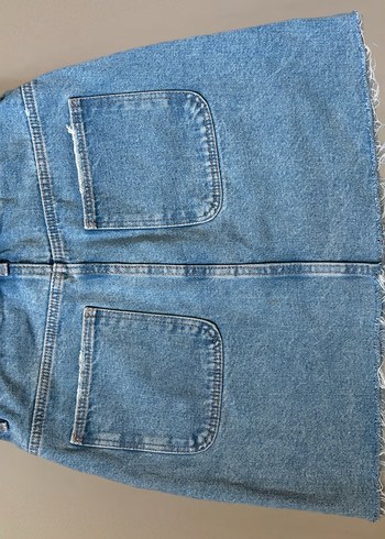 xs Beden mavi Renk Zara Xs Mavi Denim Mini Etek