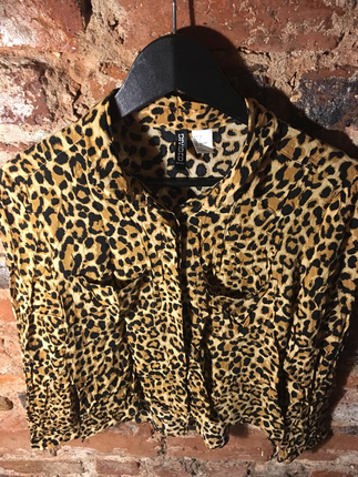 s Beden çeşitli Renk Leopar gömlek