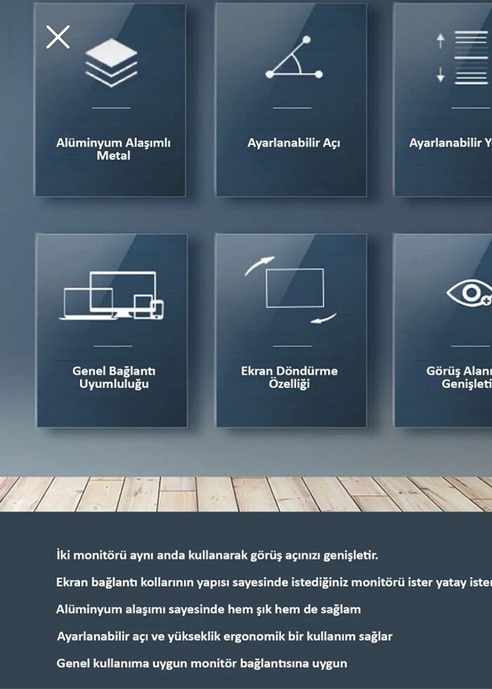 Çift monitör ve laptoptutacağı - Görsel 4