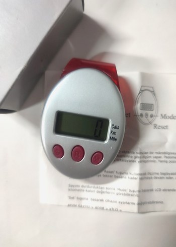Diğer Gri Dijital Pedometer Adım Sayar